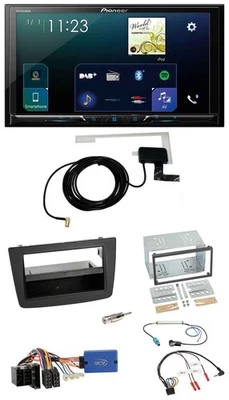 Pioneer 2DIN DAB USB Lenkrad Bluetooth Autoradio für Alfa Romeo Mito ISO 955 13- - Bild 1 von 4