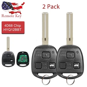 2 For 2004 2005 2006 Lexus ES330 RX350 Keyless Entry Remote Key Fob HYQ12BBT - Picture 1 of 7
