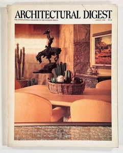 1986 Aug ARCHITECTURAL DIGEST English Country Hotels CALIFORNIA DESERT HOMES &c - Picture 1 of 6