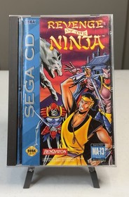 Revenge of the Ninja (Sega CD, 1994) CIB, Reg. Card, Tested