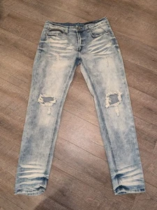 Rockstar Herren Jeans hellblau Original Dag Slim Größe 34 - Bild 1 von 11