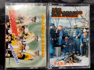 Los Huracanes Del Norte "Con La Fuerza De Un Huracan" "Para Ti" 2 Cassettes! - Picture 1 of 9