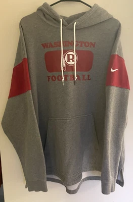 Vintage Nike Washington Redskins Men's Gray NFL Sideline Performance Hoodie XXL - Image 1 of 4