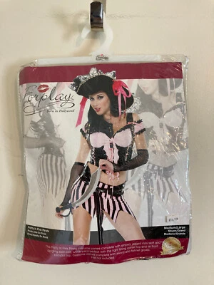 Pretty in Pink Sexy Pirate Costume - Size Medium/Large - Image 1 of 4