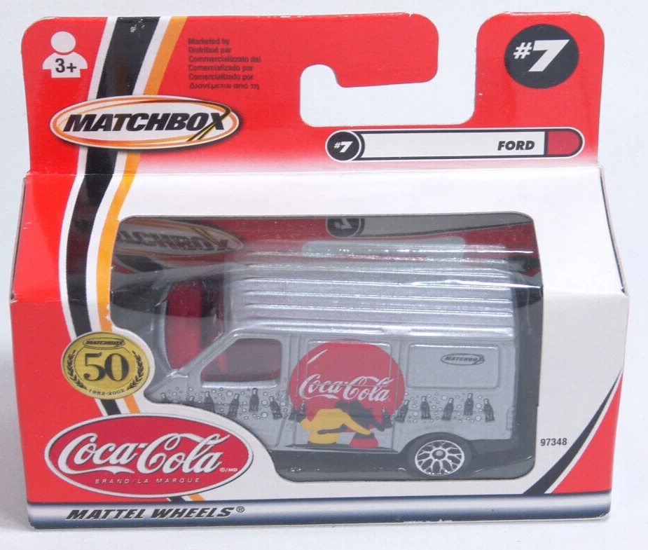 Matchbox 2002 -B- Coca-Cola Germany Series - Ford Transit - Immagine 1 di 1