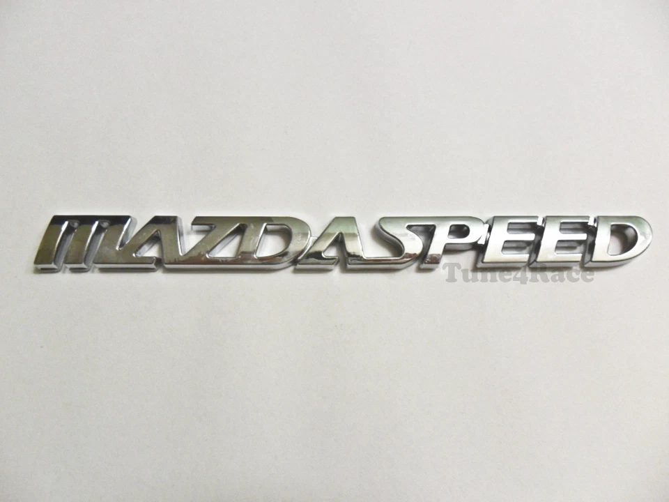 For Mazda MAZDASPEED chrome emblem sticker decal MAZDA 3 6 MIATA RX7 RX8 MX5 Foto 1 de 1