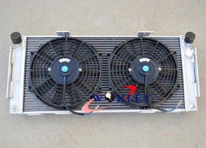 50mm FOR FORD GT40 V8 1964 -1969 65 66 67 68 Aluminum Radiator & FANS - Picture 1 of 7
