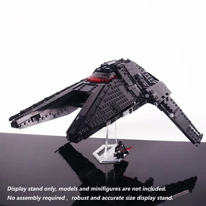 Display Stand for LEGO 75336 Inquisitor Transport Scythe, Acrylic 3D stand only. - Picture 1 of 9