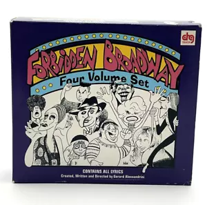 Forbidden Broadway: Four Volume Set With Lyrics 4 Discs (CDs, 2000) - RARE - Picture 1 of 9