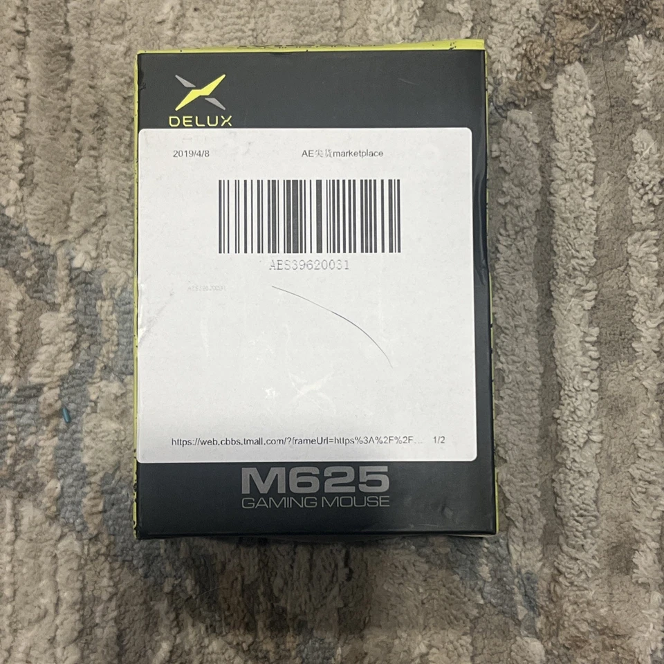 DELUX M625 RGB Gaming Mouse Wired, 7 Programmable Buttons, 5 Gear DPI Shift - Image 1 of 4