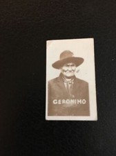 R714-27 TOPPS 1948 MAGIC PHOTOS #6 SERIES S FIGURES OF THE WILD WEST, GERONIMO