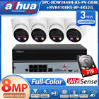 Dahua Oem 8Ch 8 Poe Nvr 4K 8Mp Full-Color Ip Camera System Vc-Sti08hg1-Ia-Pv Lot