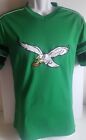 Fanatics Philadelphia Eagles Kelly Green Jersey Style Branded Logo Shirt Size S