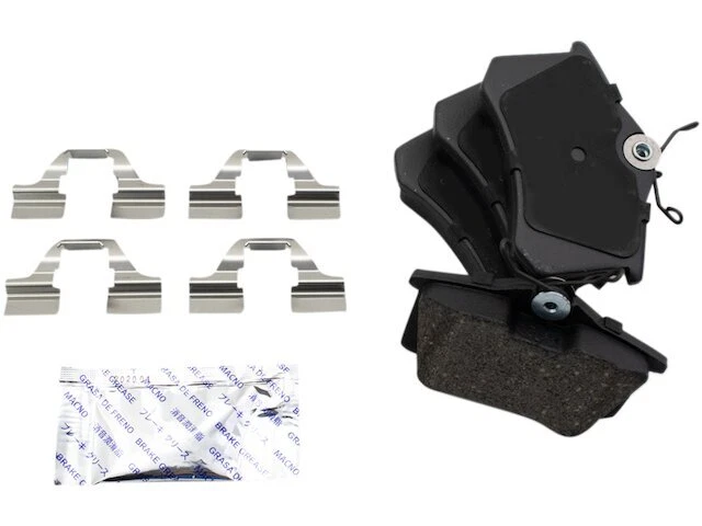 Juego de pastillas de freno traseras de cerámica TRQ para Audi TT Quattro 2000-2006 36FYTF Foto 1 de 1