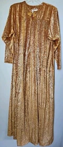 David Brown Saks Fifth Ave Long Dress House Coat Gown Sz M Vintage - Picture 1 of 4