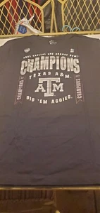 Texas A & M Aggies NCAA Nike 2021 Capital Orange Bowl Champion Shirt XL - Bild 1 von 4