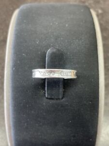  Tiffany & Co 1837 Concave Band Ring 925 Sterling Silver narrow (1081115)