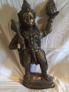 Hanumana Statue in Brass Original Heavy 18" Tall - Picture 1 of 2