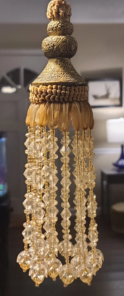 Borla de cortina con cuentas Foto 1 de 4