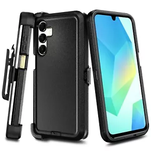 For Samsung Galaxy A16 5G & 4G Case Armor Holster Belt Clip Protector Cover - Picture 1 of 6