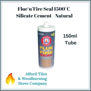 Silicate Cement Flue Seal Silicone 1500°C Fire Proof Sealant - Stoves - Natural - Picture 1 of 1