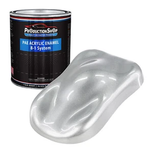 ProductionShop 1 Quart High Gloss Galaxy Silver Acrylic Enamel Auto Paint - Picture 1 of 1