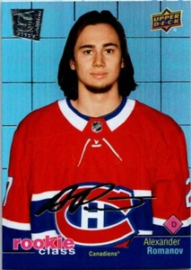 2020-21 Upper Deck Rookie Class SE #RC-18 Alexander Romanov Rookie Canadiens - Picture 1 of 1