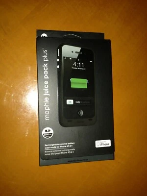 Mophie Juice Pack Plus Rechargable Battery & Case in One for Apple iPhone 4 & 4s - Image 1 of 4