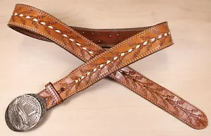 Award Design Medals Inc. 1st Edition Bronze Buckle with Monogrammed Belt X880D`` - Picture 1 of 4