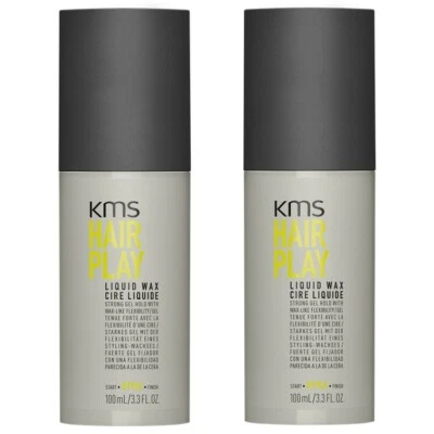 KMS Hairplay Liquid Wax 100ml x2 = 200ml Set - Bild 1 von 4