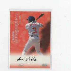 Jose Vidro 1999 Fleer Skybox Autographics AUTHENTIC autograph card (EXPOS) - Picture 1 of 2