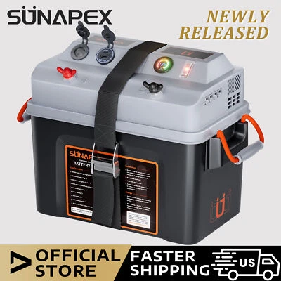 Caja de batería inteligente SUNAPEX 12V/24V centro de alimentación para motor de arrastre, marino - profesional Foto 1 de 4