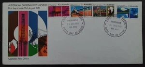 1970 Australia National Development FDC ties 4 Stamps cd Fremantle, VIC - Bild 1 von 2