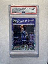 2016-17 Donruss Optic Demarcus Cousins White Sparkle Prizm #54 PSA 10 Gem Mint