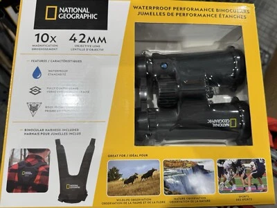 National Geographic 10x42 Binoculars Waterproof Weatherproof & Fogproof - Image 1 of 2