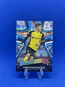 CHRISTIAN PULISIC Rookie RC (USA/Dortmund) Future Stars Topps Chrome UCL 2017/18 - Picture 1 of 2