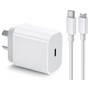 Suitable For Apple iPhone 20W USB-C Wall Charger Adapter Cable Kit - Picture 1 of 7