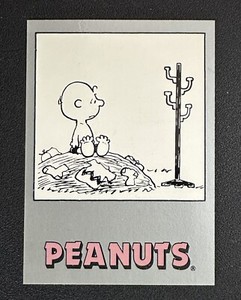 1992 ProSport Peanuts Classics Series 2 #290 Charlie Brown with coat hanger post