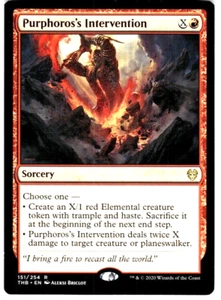MTG Theros Beyond Death Purphoros's Intervention THB 151/254 R NM/MT - Picture 1 of 1