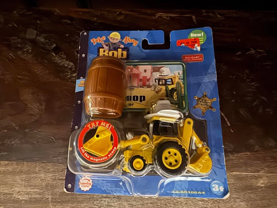 Bob The Builder Scoop 4" Digger Diecast Vehicle Take Along New  - Image 1 of 1