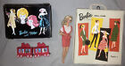 Barbie Lot Barbie Puppenetui Pferdeschwanz Kleiderbügel 1965 Barbie Midge Thermoskanne Division