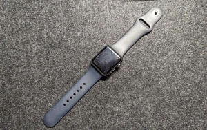 Apple Watch Series 3 38mm Space Gray with Black Sport Band W/ Charrger included - Picture 1 of 3