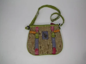 US Polo Assn Women's Crossbody Bag Purse Caribbean Bright Color Leather Trim - Picture 1 of 6