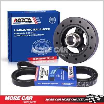 Harmonic Balancer w/ Serpentine Belt for 94-95 Chevrolet GMC C/K1500 C/K2500 V8 - Image 1 of 4