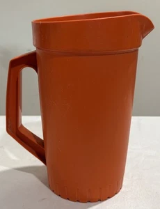Jarra vintage Tupperware 800-11 2 cuartos de galón cosecha naranja - Imagen 1 de 3