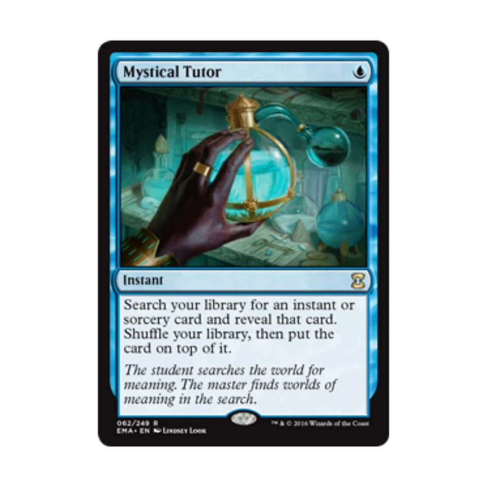 WOTC MTG Eternal Masters Mystical Tutor (R) (Foil) NM - Image 1 of 1