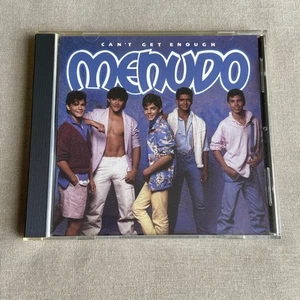 Menudo: Can't Get Enough (CD 1986) Latin Pop 9-Songs Robby Sergio Ricky Martin + - Picture 1 of 7