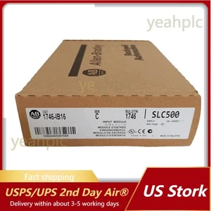 New Sealed AB 1746-IB16 SER C SLC 500 Digital Input Module PLC 1746IB16 US STOCK - Picture 1 of 5