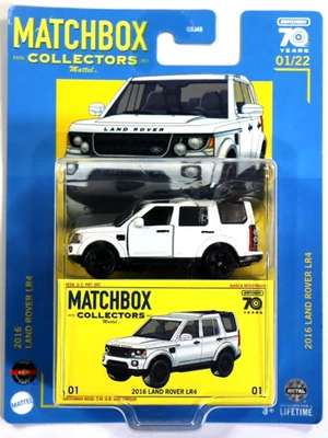 Mattel Matchbox Collectors 2016 Land Rover LR4 01/22- 70 Years (See Photos) - Image 1 of 4
