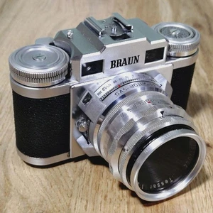 Braun SuperⅡ Paxette Tessar 50mm f2.8 Film Camera No Customs Fees US - Picture 1 of 12